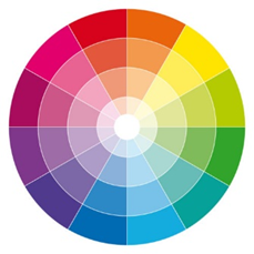 Obrázok farebne spektrum